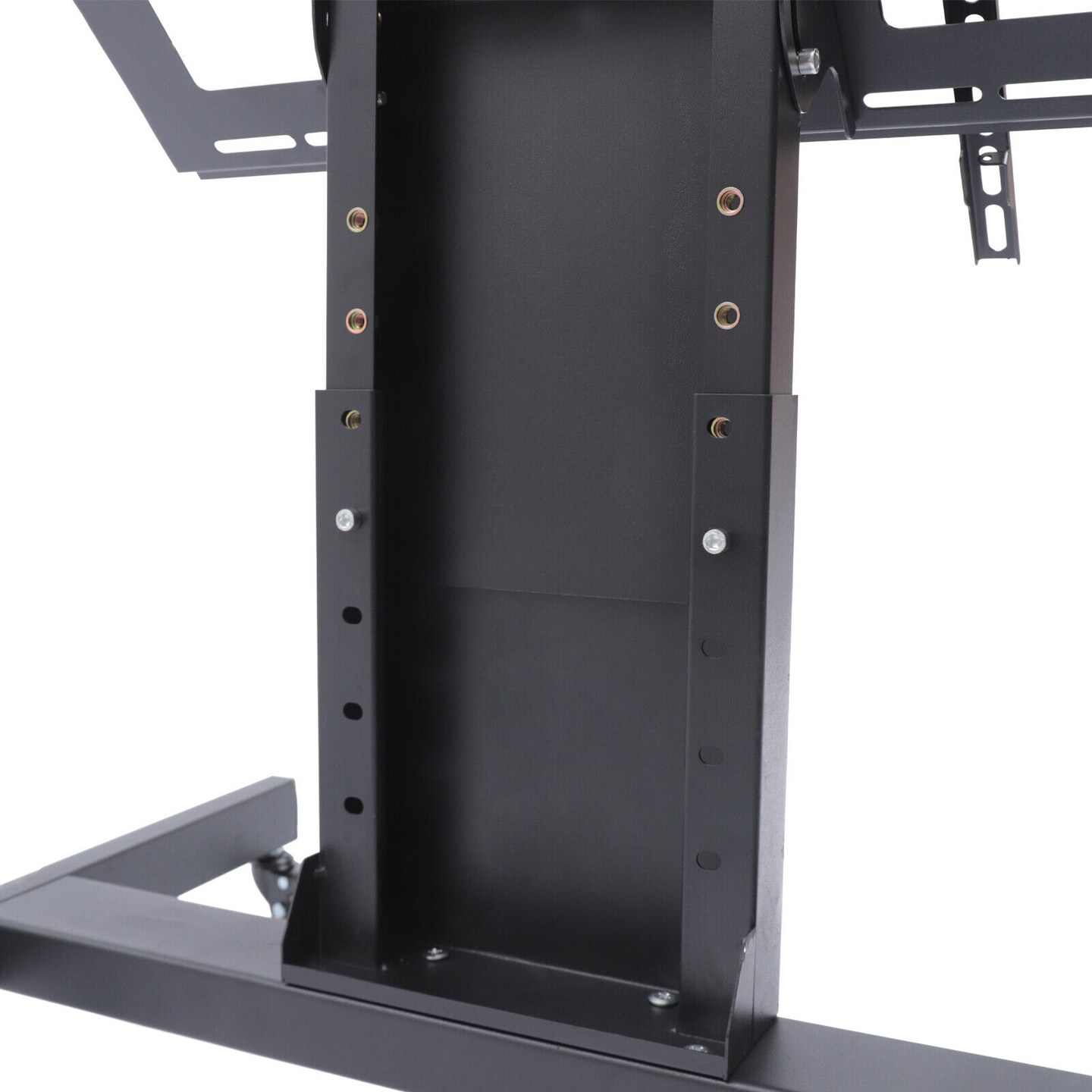 Kitcheniva Rolling TV Stand with Height Adjustable Shelf