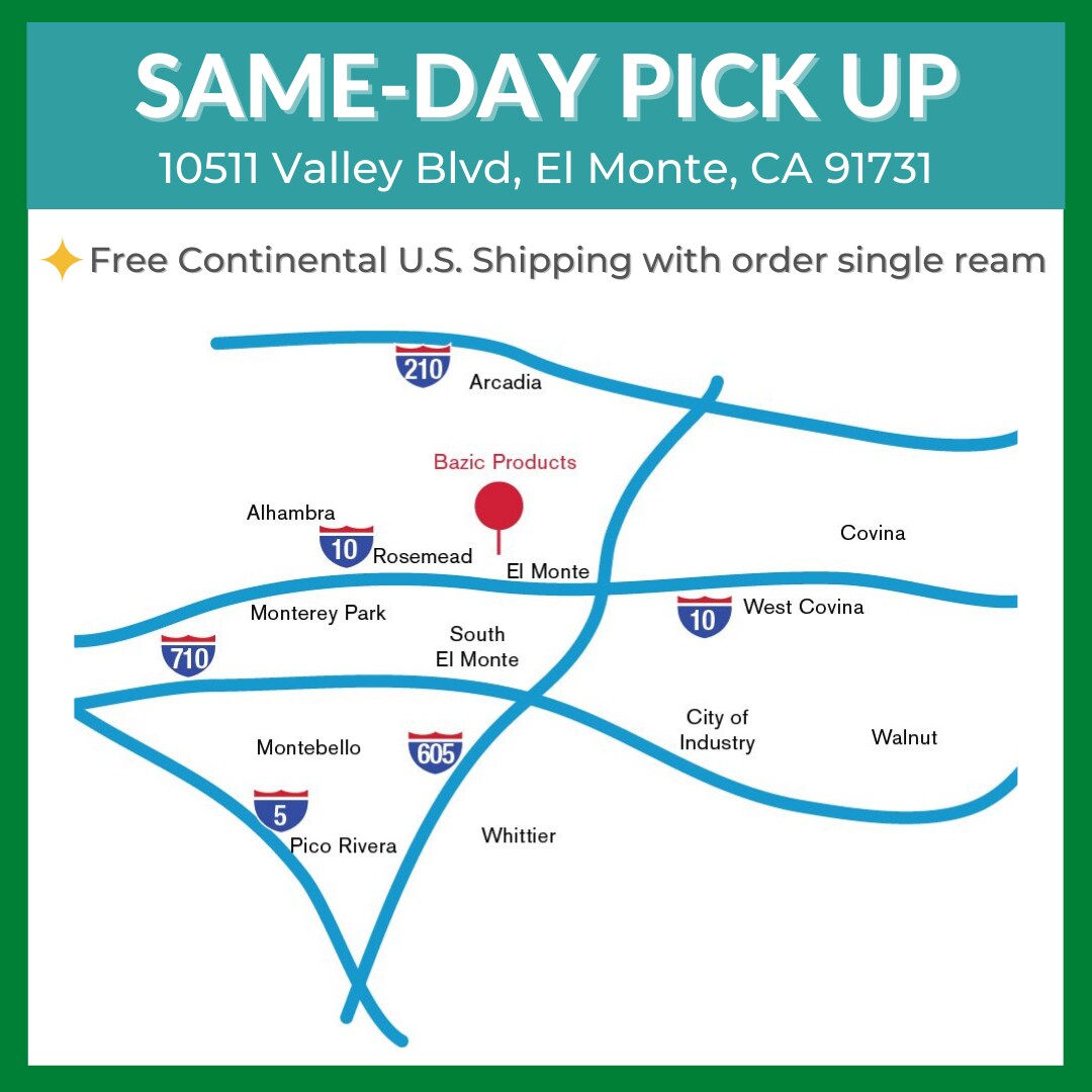 EAGLE COLOR (30% PCW) 8.5" X 11" Pink Colored Copy Paper (500 Sheets/Ream)