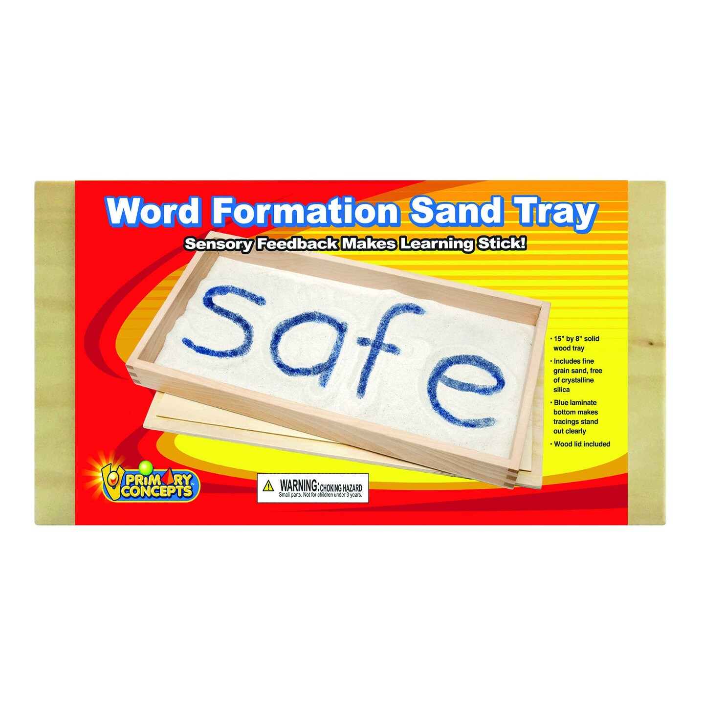 Word Formation Sand Tray, 15&#x22;W x 8&#x22;L, Pack of 4