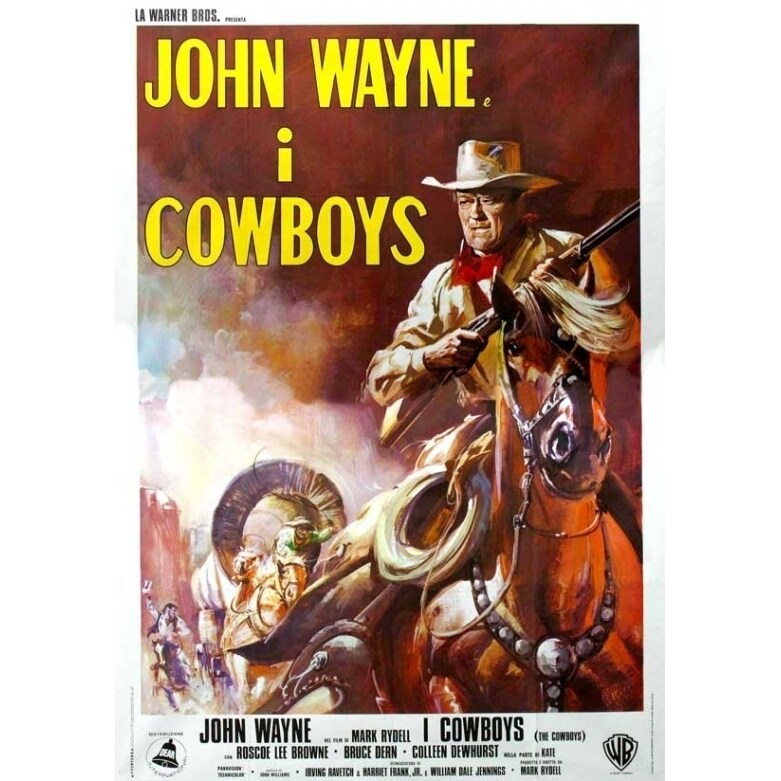 Pop Culture Graphics The Cowboys Movie Poster (11 x 17) - Item  MOVEI7619