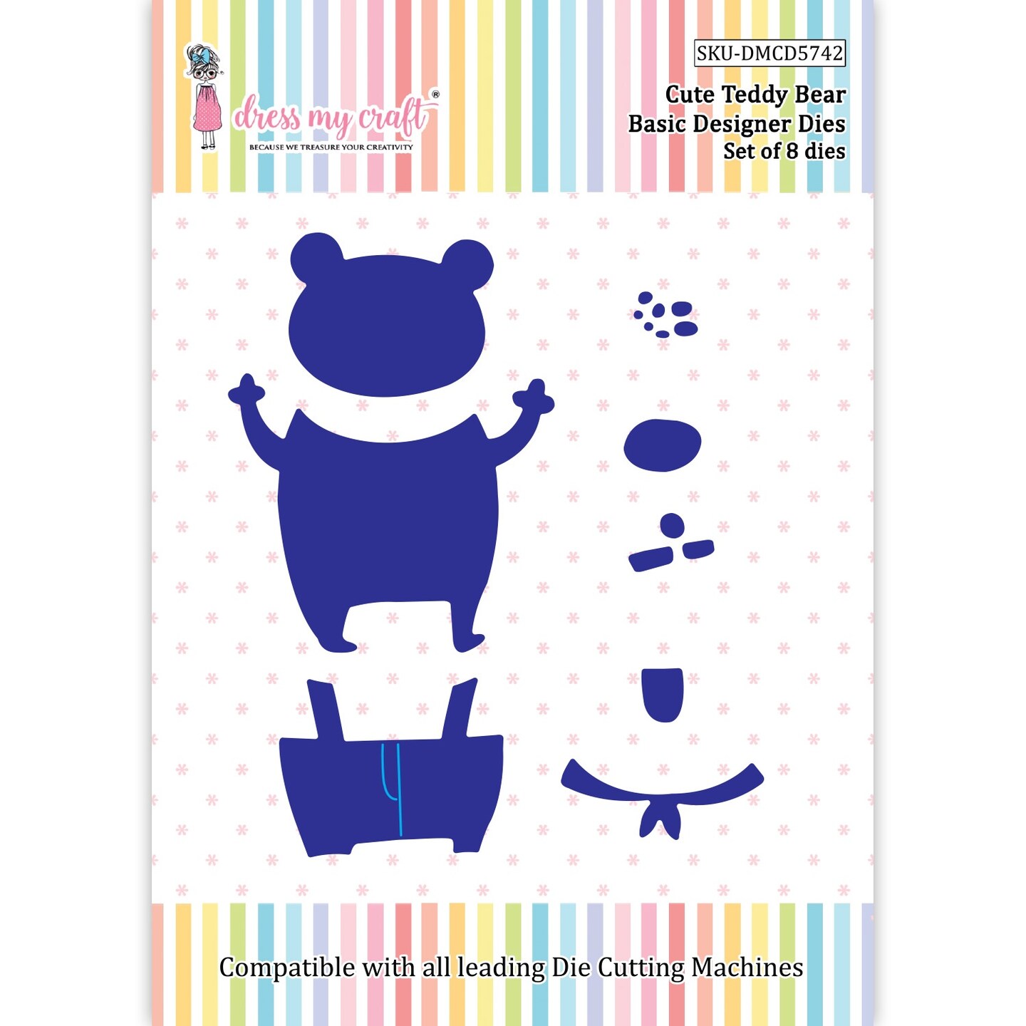dress my craft die cut machine Flowery Beauty Die
