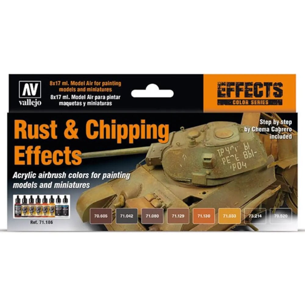 Vallejo - Effects: Rust &#x26; Chipping Effects (8)