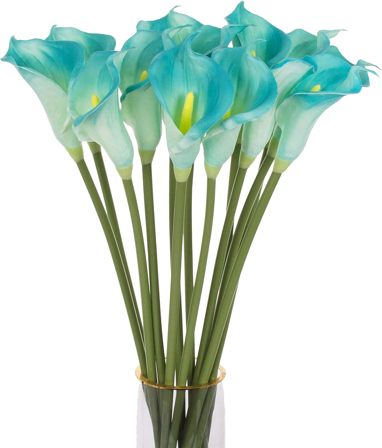 10pcs Realistic Calla Lily Bouquet - Ideal for Weddings &#x26; Home Decor