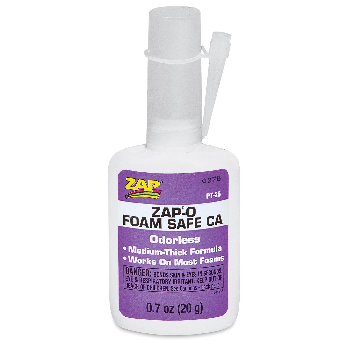 Zap-O Foam Safe CA Adhesive - Odorless, 0.7 oz
