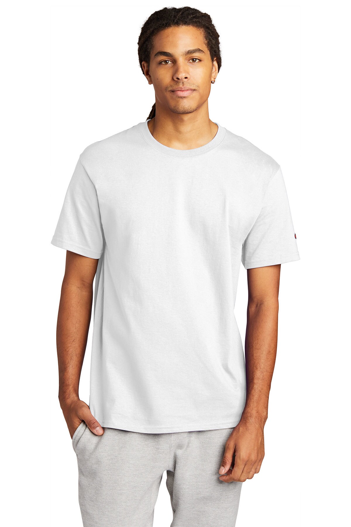 Champion Heritage Jersey Crew Neck Short Sleeve Tee Shirt For Adult