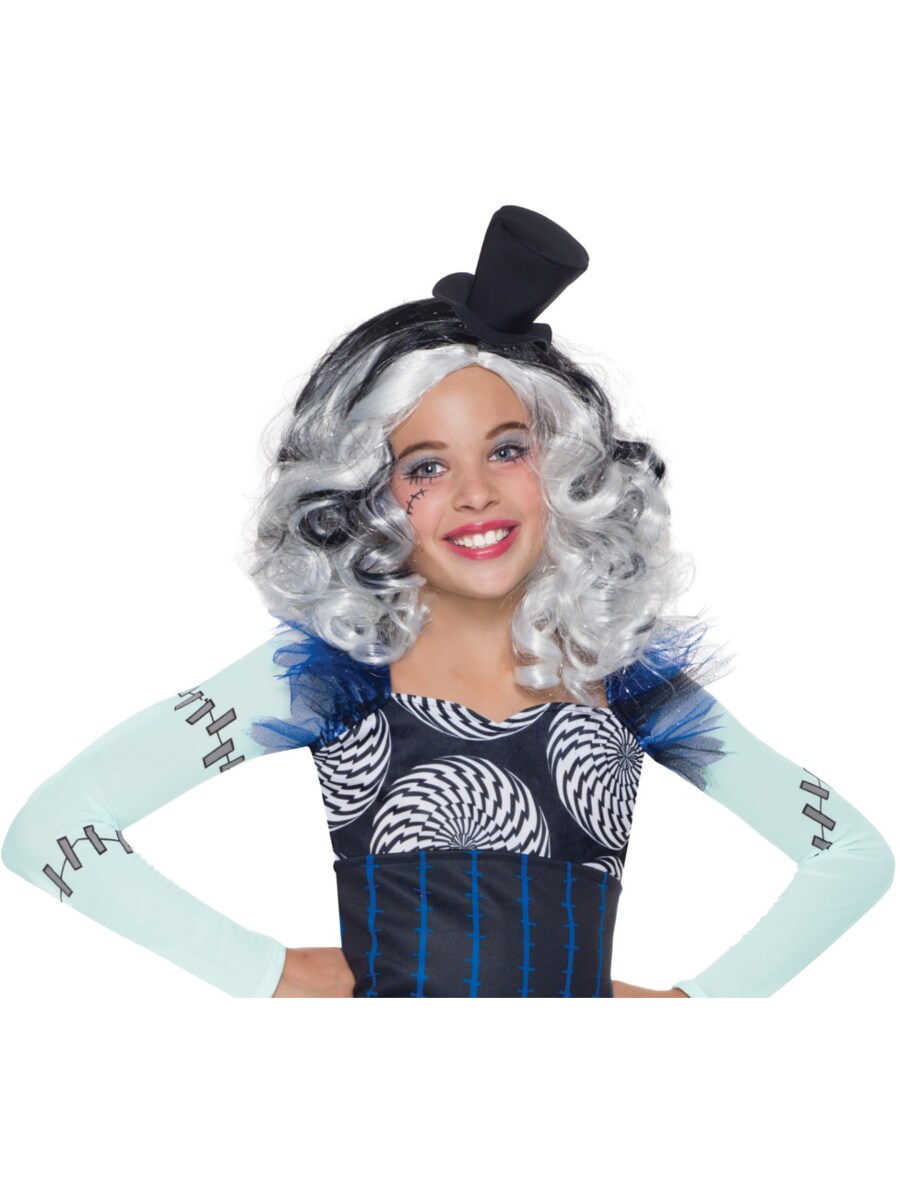 Childs Girls Frankie Stein Wig Costume Accessory