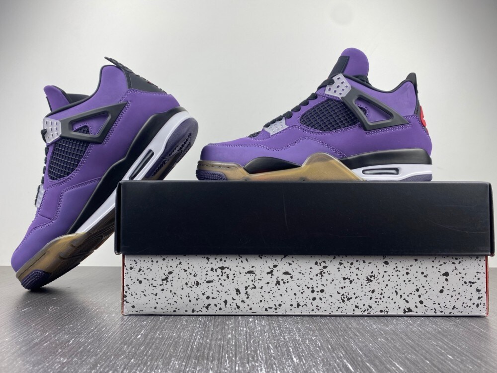 Travis Scott x Air Jordan 4 Purple For Sale Sneakers for Men and Women MakerPlace by Michaels