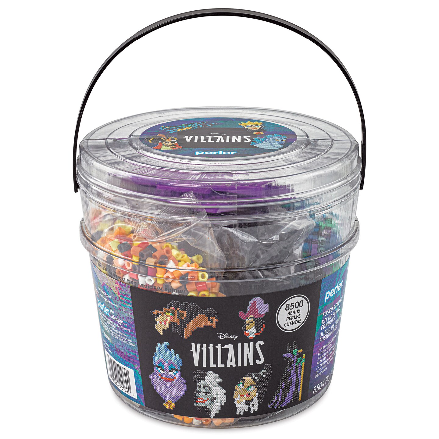 Perler Disney Villains Fused Bead Bucket Kit