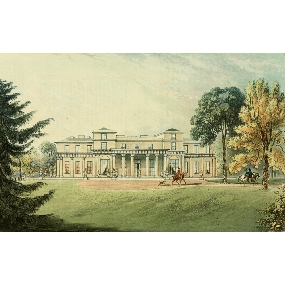 Posterazzi Repository of Arts 1817 Dropmore Poster Print by J. Gendall