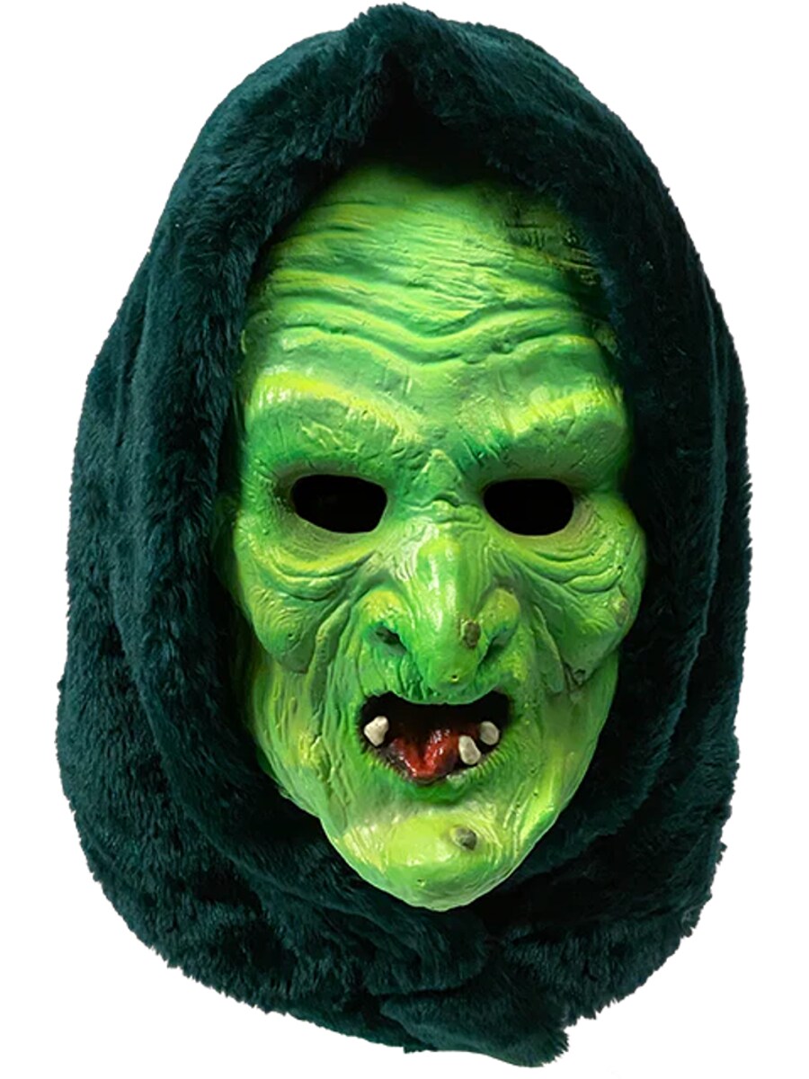 Halloween III Silver Shamrock Witch Mask With Glow In The Dark Paint