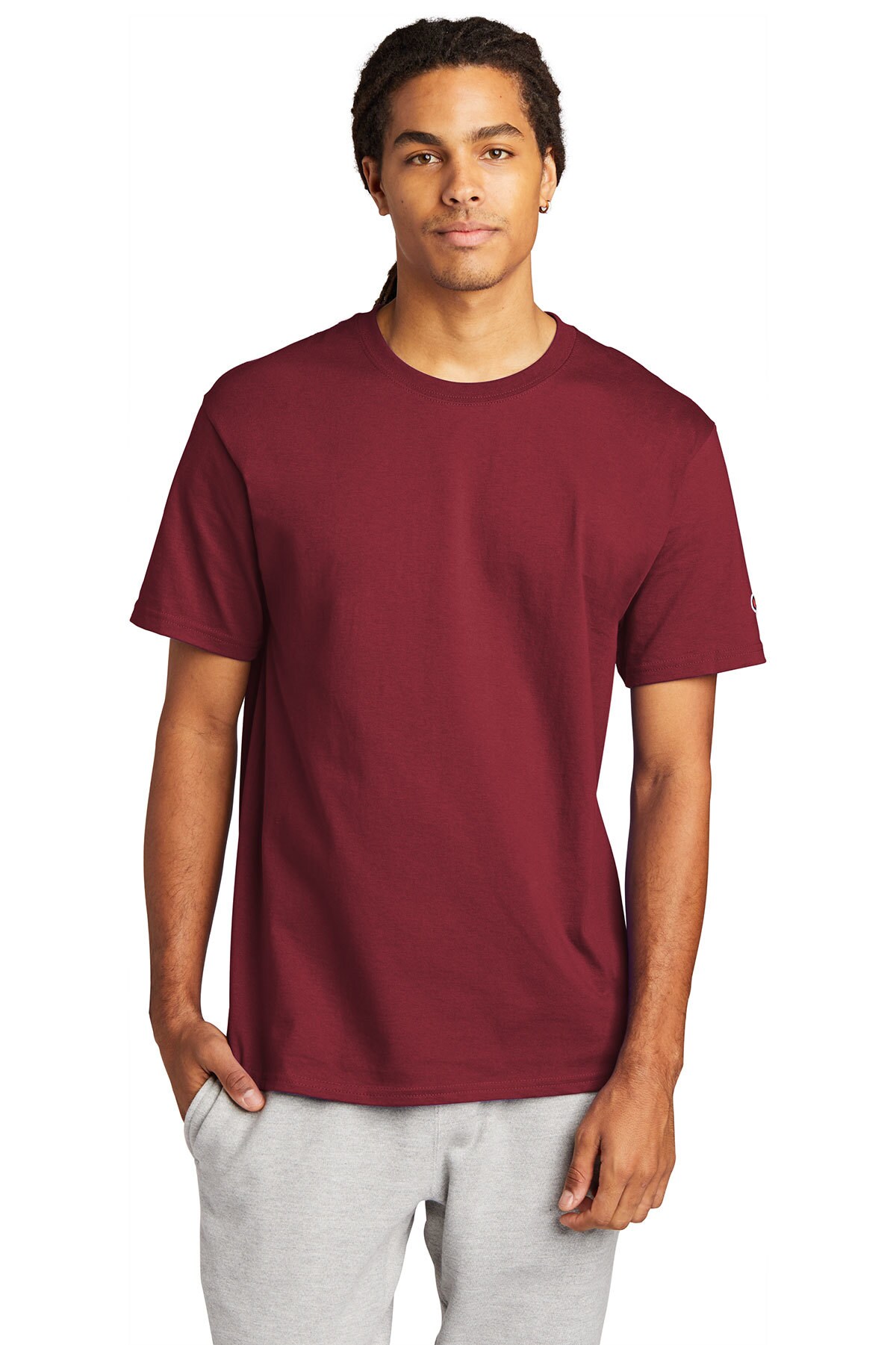 Champion Heritage Jersey Crew Neck Short Sleeve Tee Shirt For Adult
