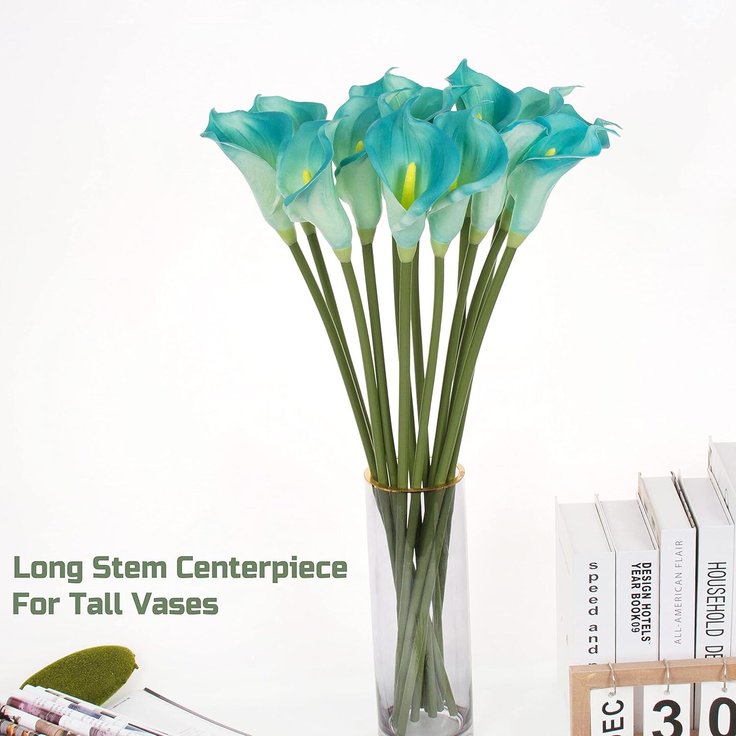 10pcs Realistic Calla Lily Bouquet - Ideal for Weddings &#x26; Home Decor