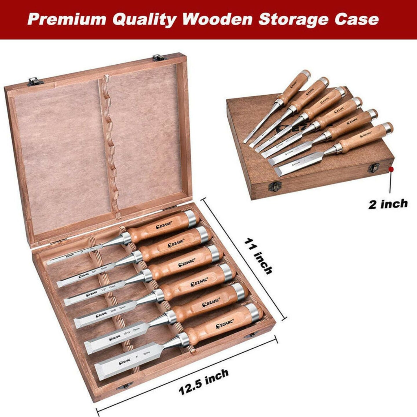 Professional Wood Carving Hand Chisel Set - US Woodworking Gouges