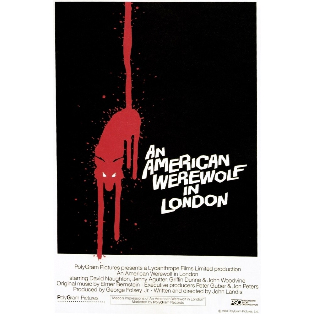 Posterazzi An American Werewolf In London Fine Art Print