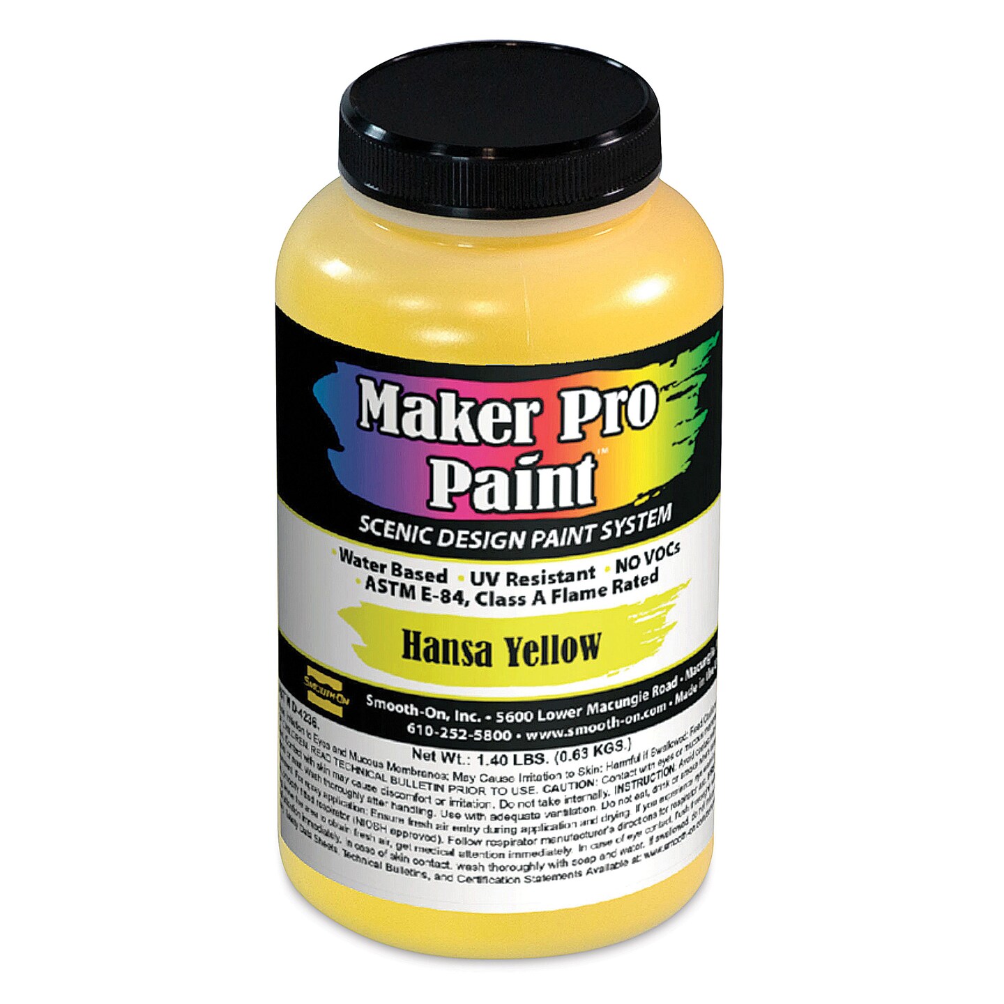 SmoothOn Maker Pro AcrylicUrethane Paint Hansa Yellow, 16 oz Michaels