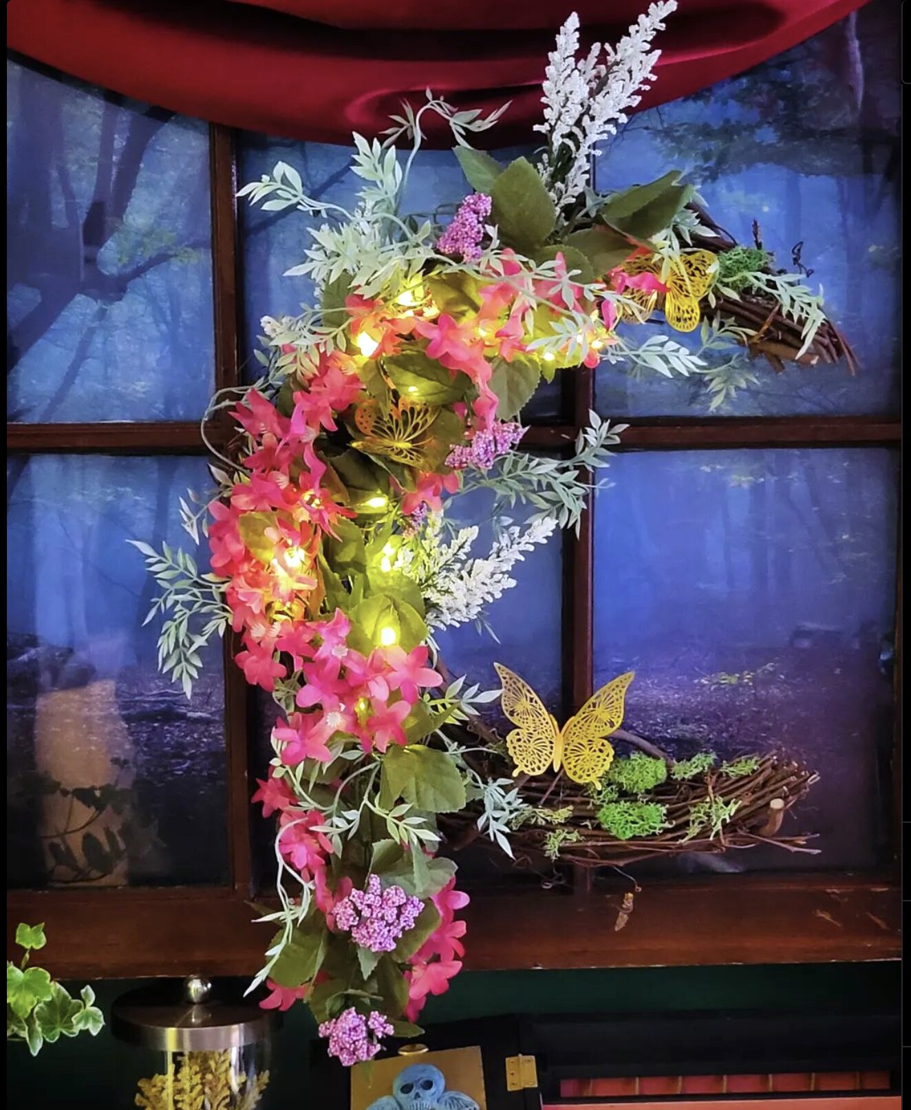 Crescent Moon Fairy Wreath