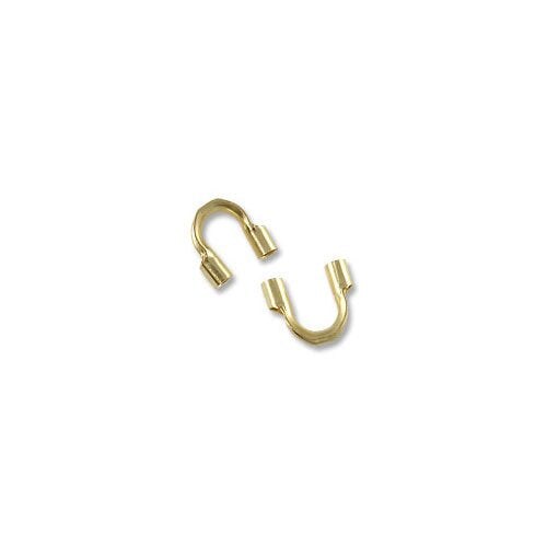JewelrySupply Gold Filled Wire Protector Guard .045" Hole (Package of 10)
