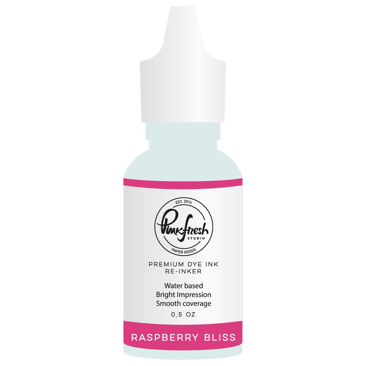 Pinkfresh Studio Dye Re-Inker 0.5oz-Raspberry Bliss