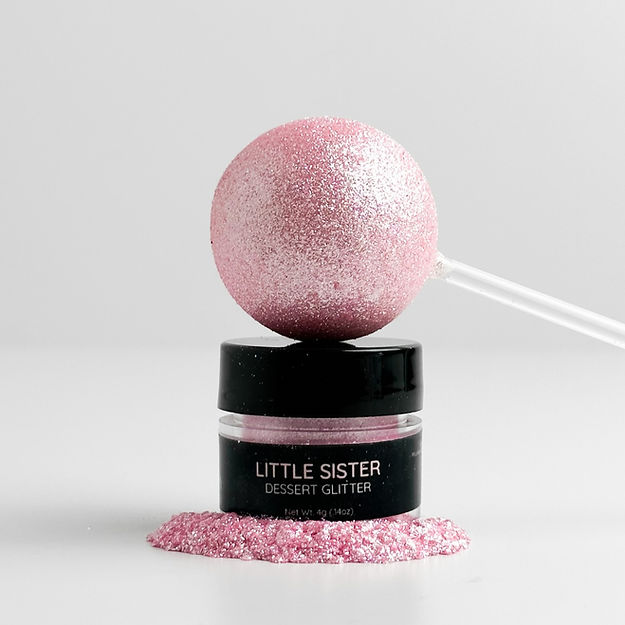 Shine Dessert Glitter: &#x22;Little Sister&#x22; - Light Pink Edible Dessert Glitter