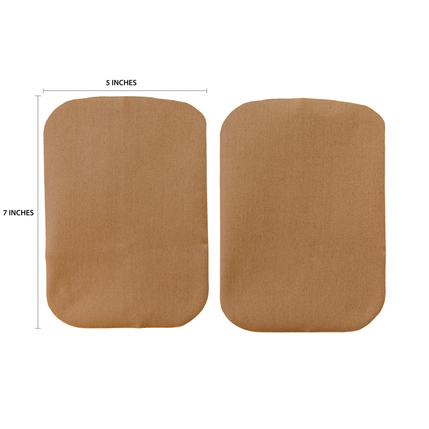 Bondex Iron-On Twill Patches 5&#x22;X7&#x22; 2/Pkg