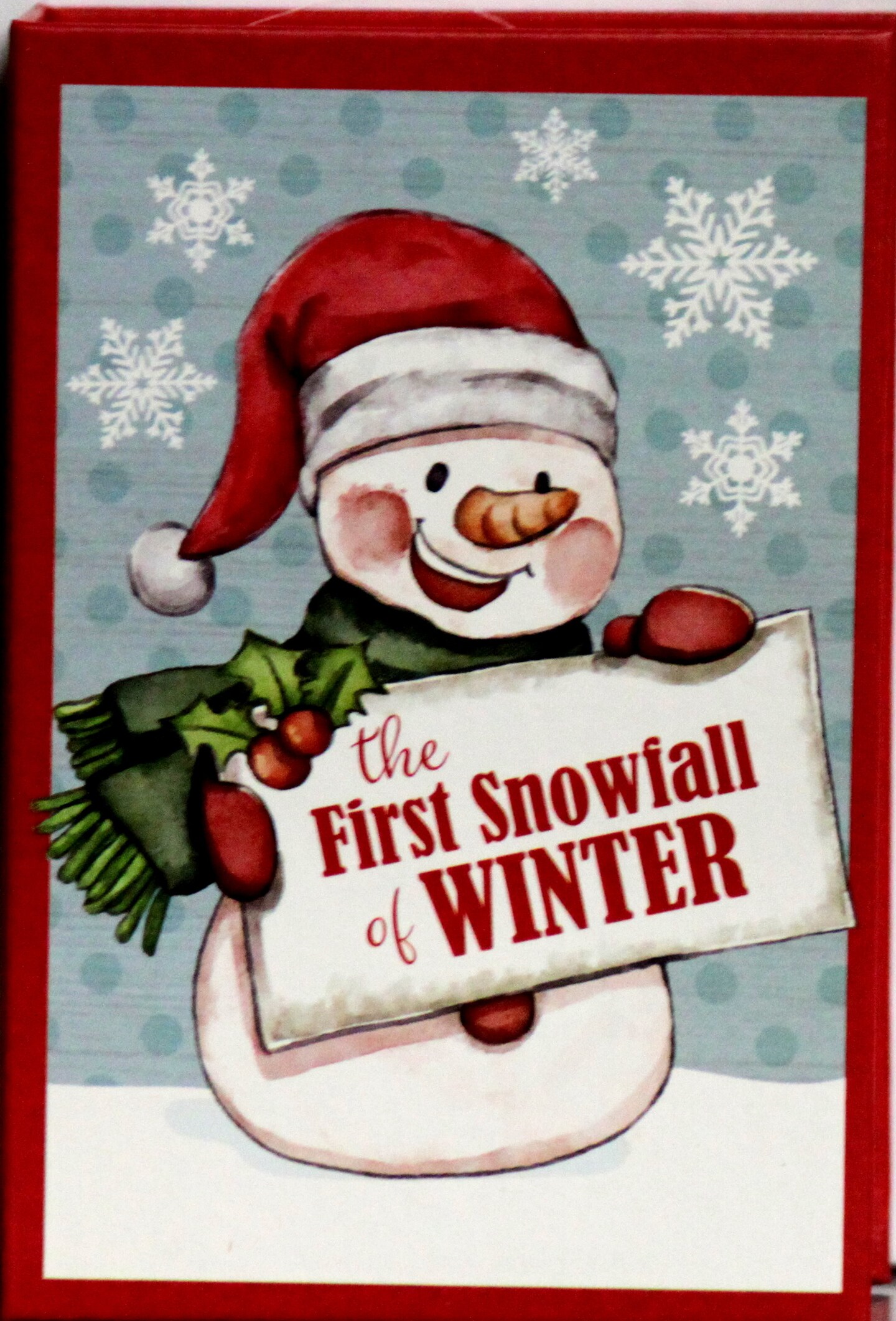 Snowman Jewelry Or Gift Card Box