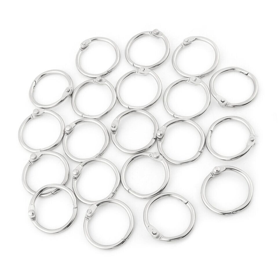 Metal Split Key Rings For Binding Documents &#x26; Scrapbooks