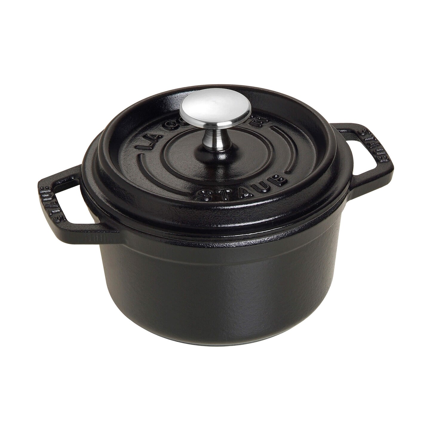 STAUB Cast Iron 0.75-qt Round Cocotte
