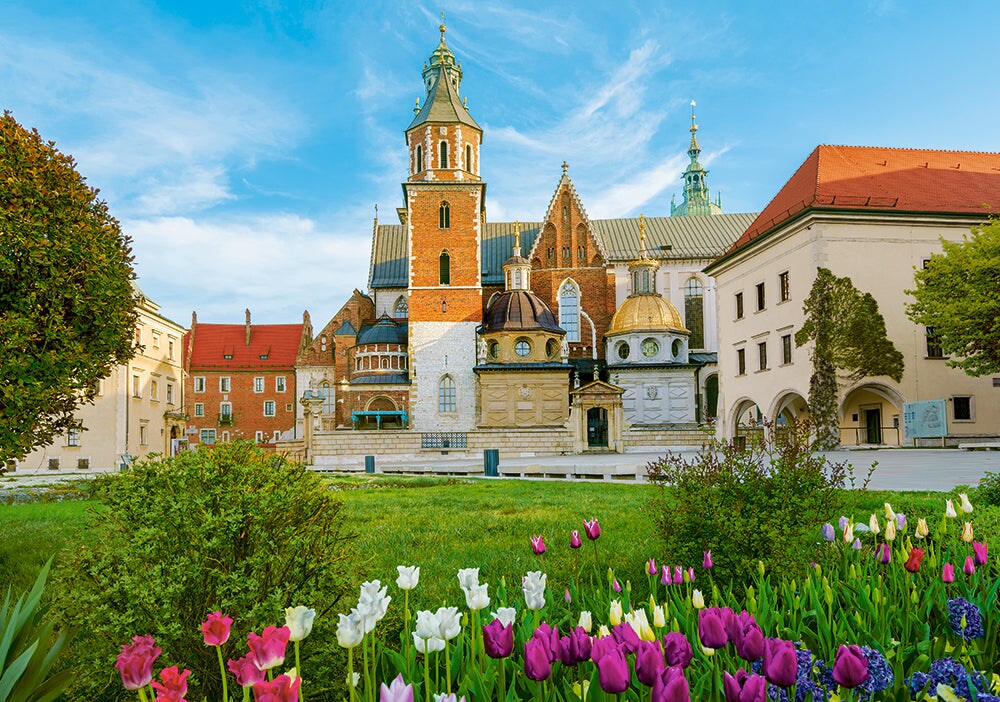 500 Piece Jigsaw Puzzle, Wawel Castle in Krakow, UNESCO World Heritage Site, Poland, Adult Puzzle, Castorland B-53599