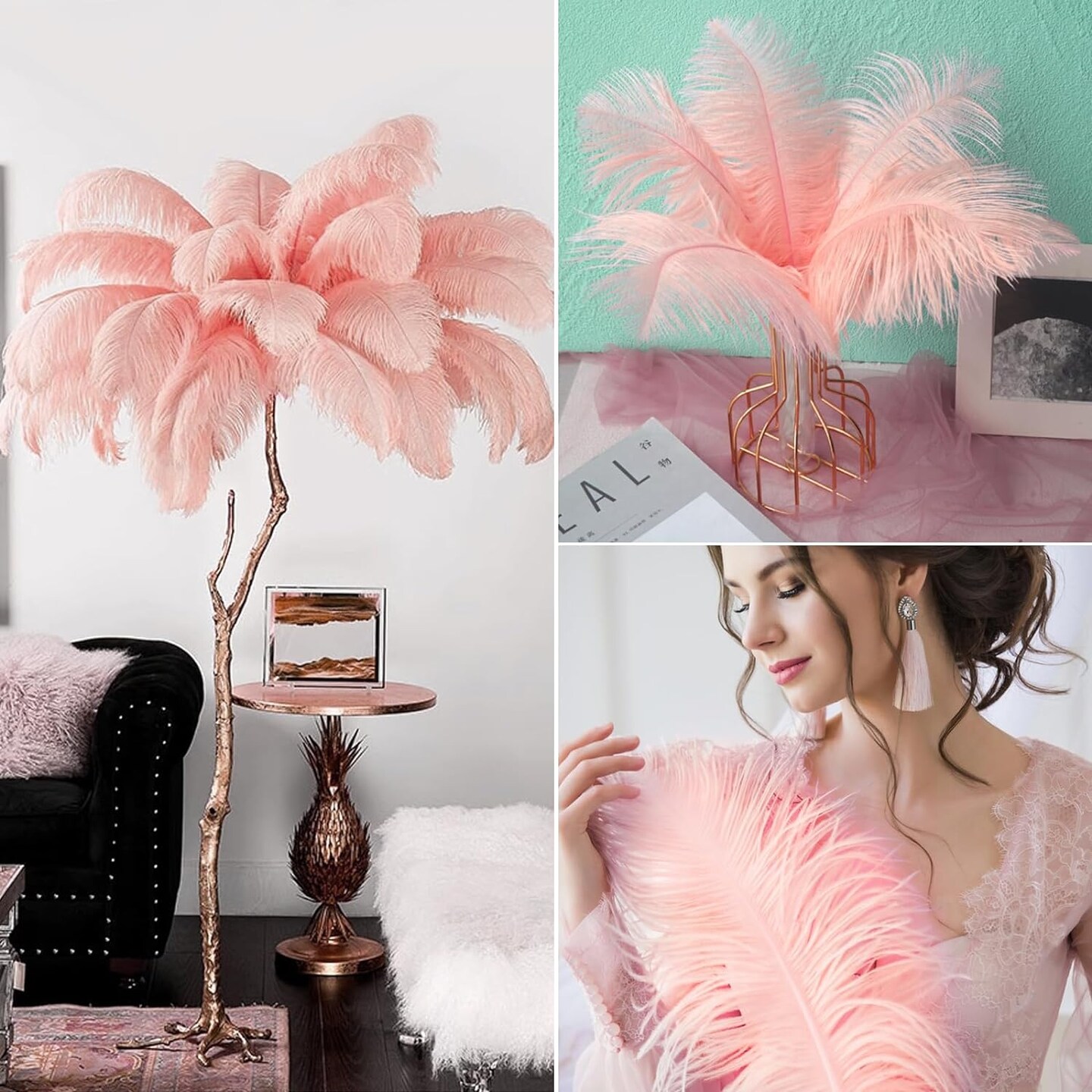 Natural Bulk Feathers 30 Pcs