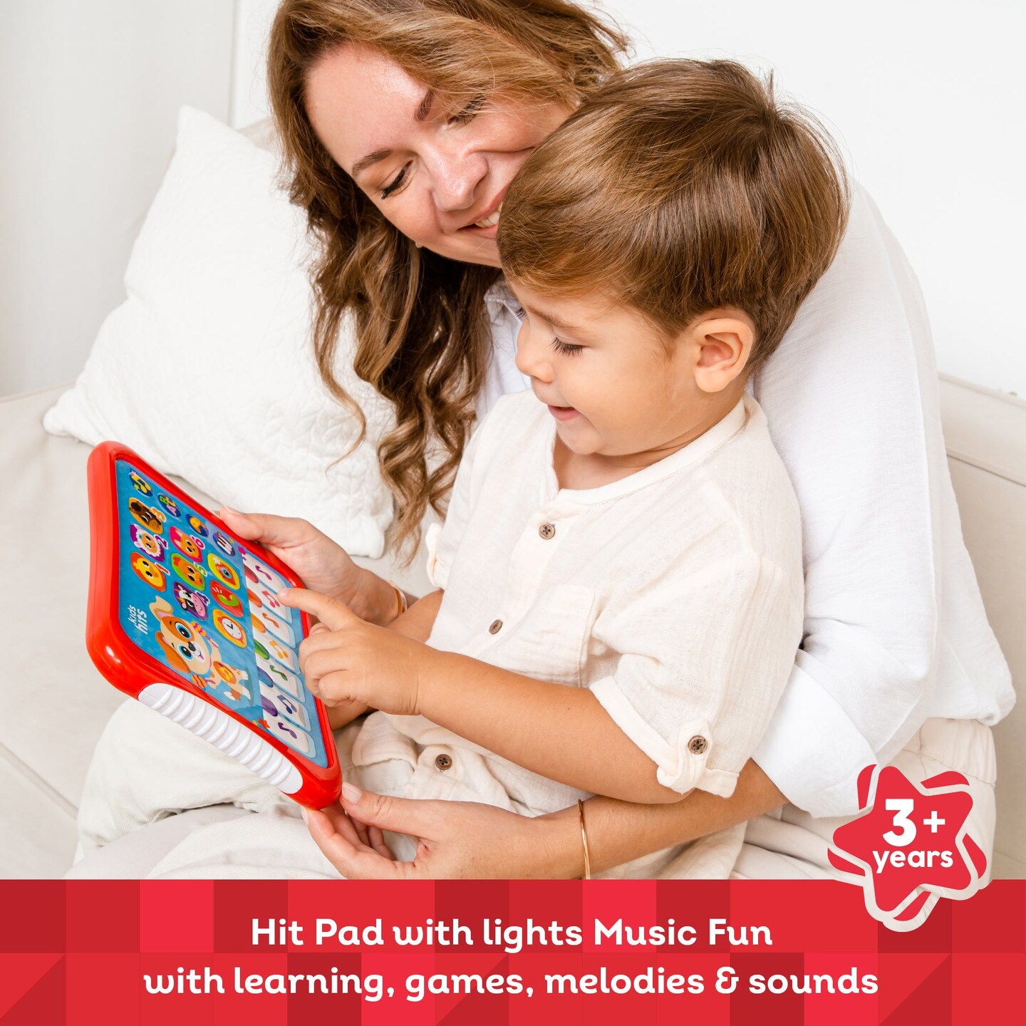 Kids Hits Educational Toddler Hit Pad with lights Toy Music Fun