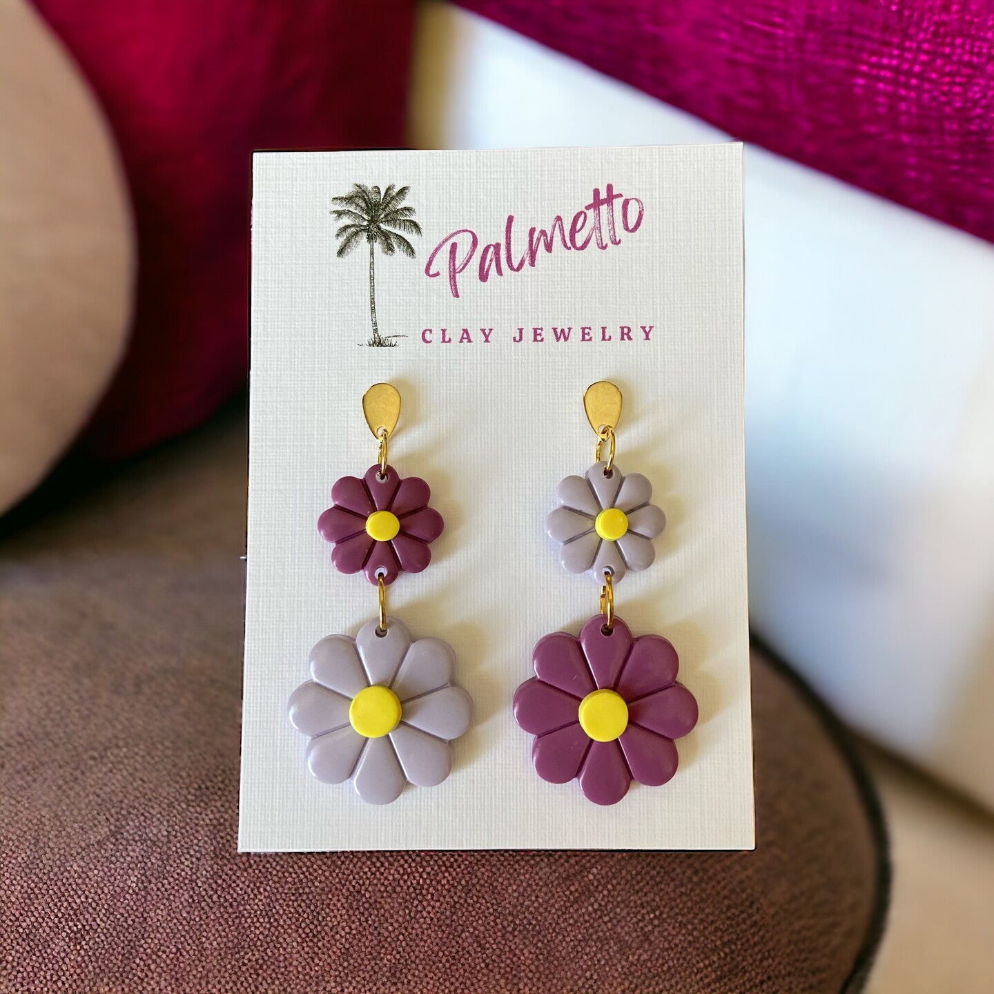 Cute polymer clay earrings shops