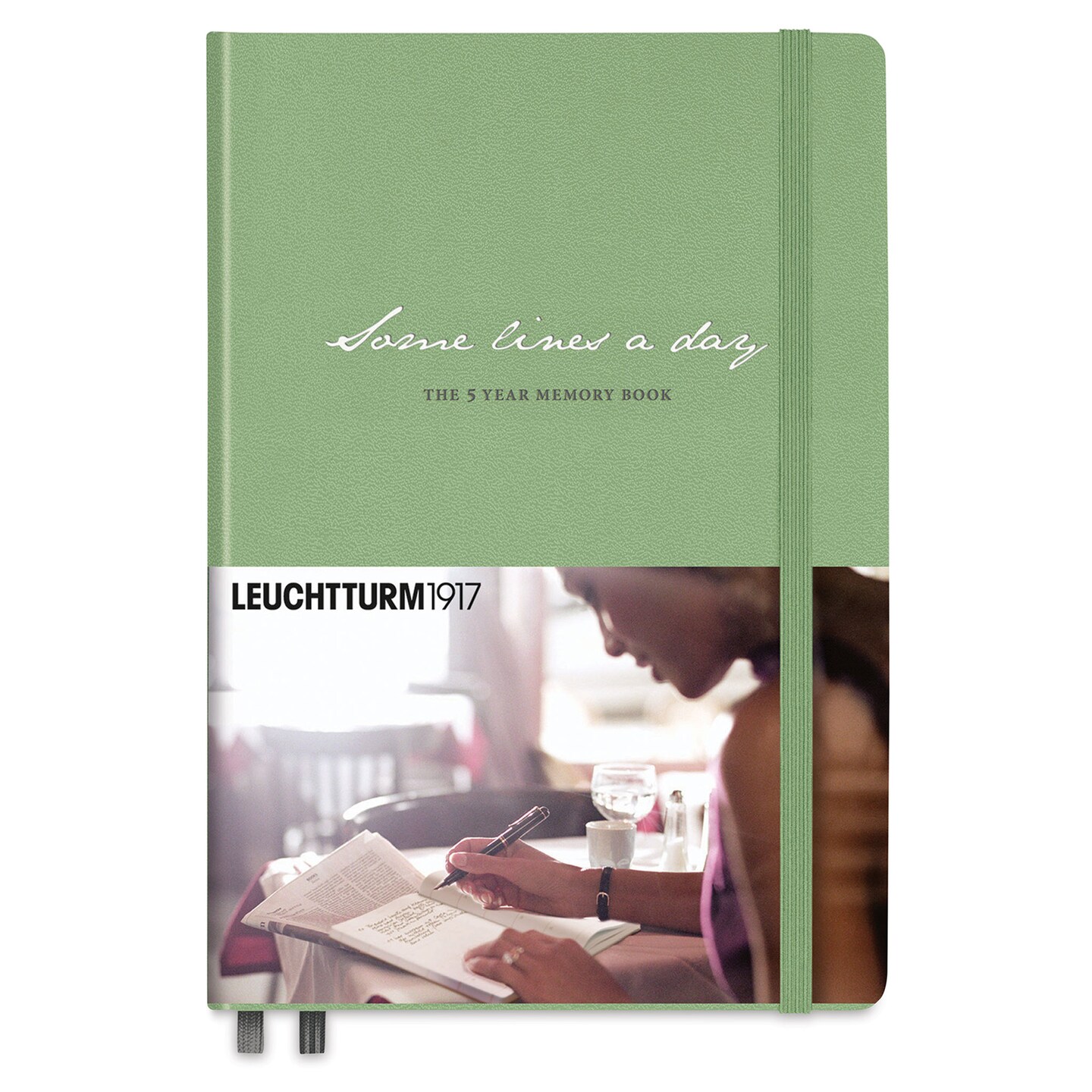 Leuchtturm1917 Some Lines a Day Notebook - Sage, 5-3/4&#x22; x 8-1/4&#x22;