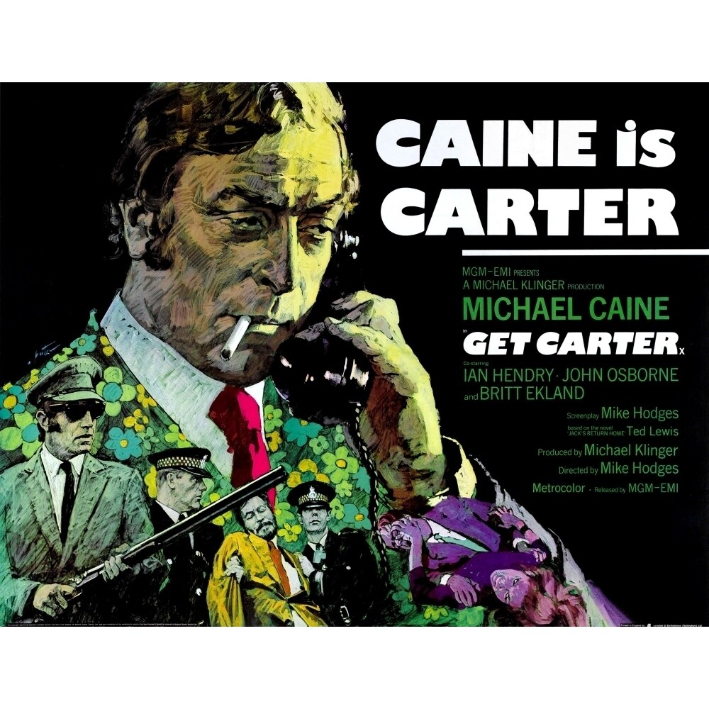 Posterazzi Get Carter British Poster Michael Caine 1971 Movie Poster Masterprint