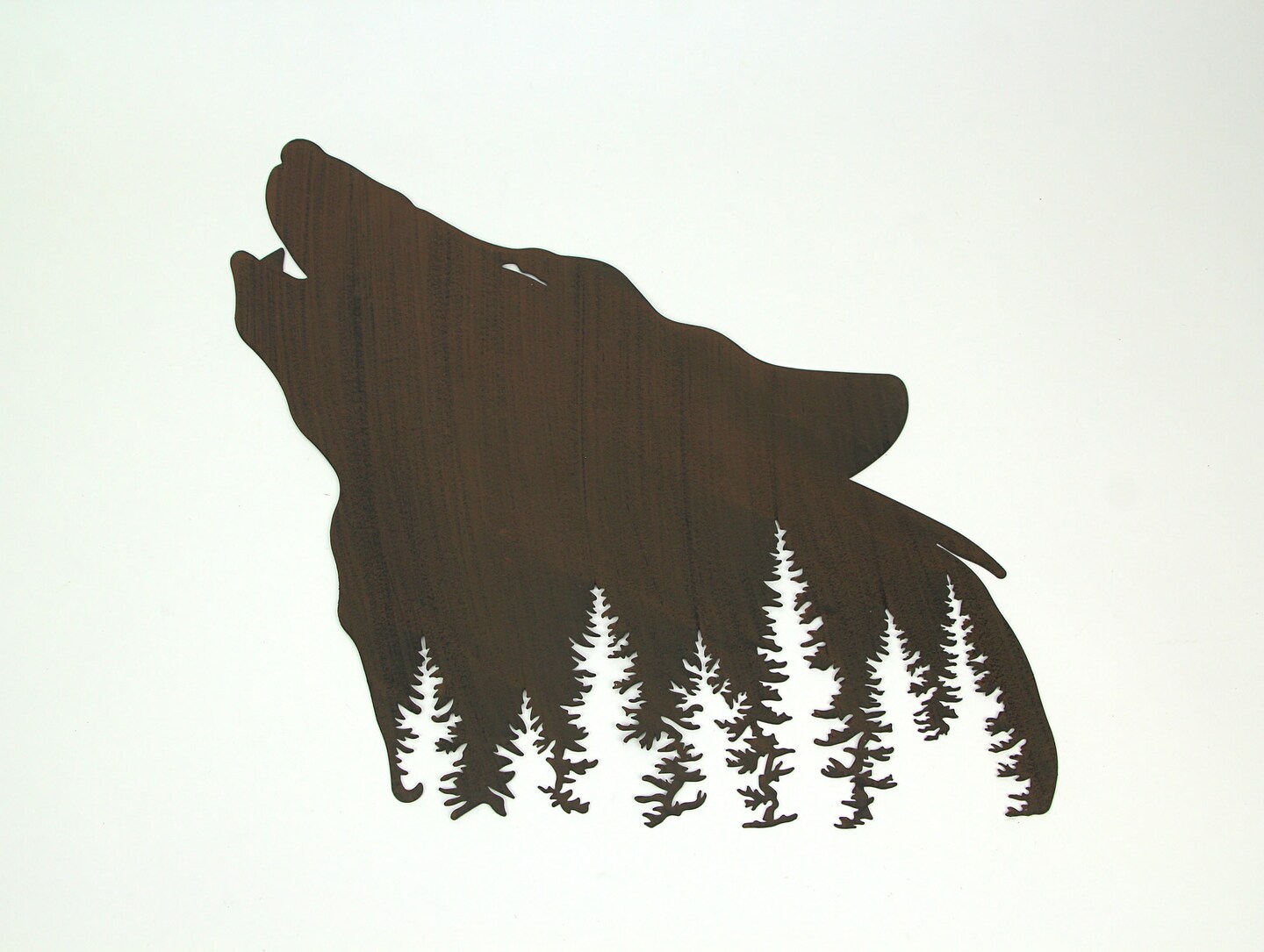 Wolf Laser Cut Metal Wall Art Hanging Forest Room Decor Lodge Decoration