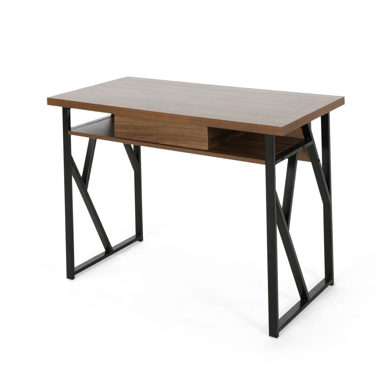 GDFStudio Janet Modern Faux Wood Writing Desk