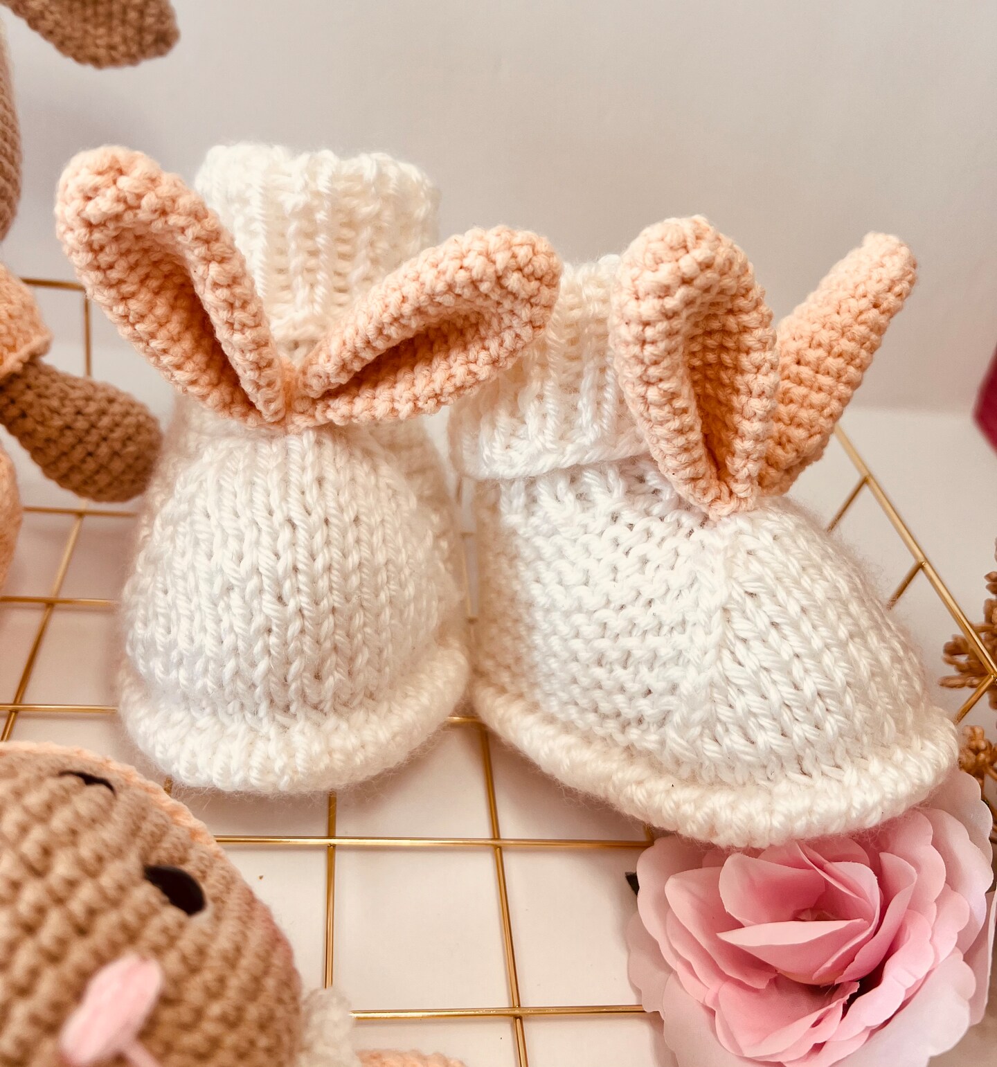 Handmade booties for babies best sale