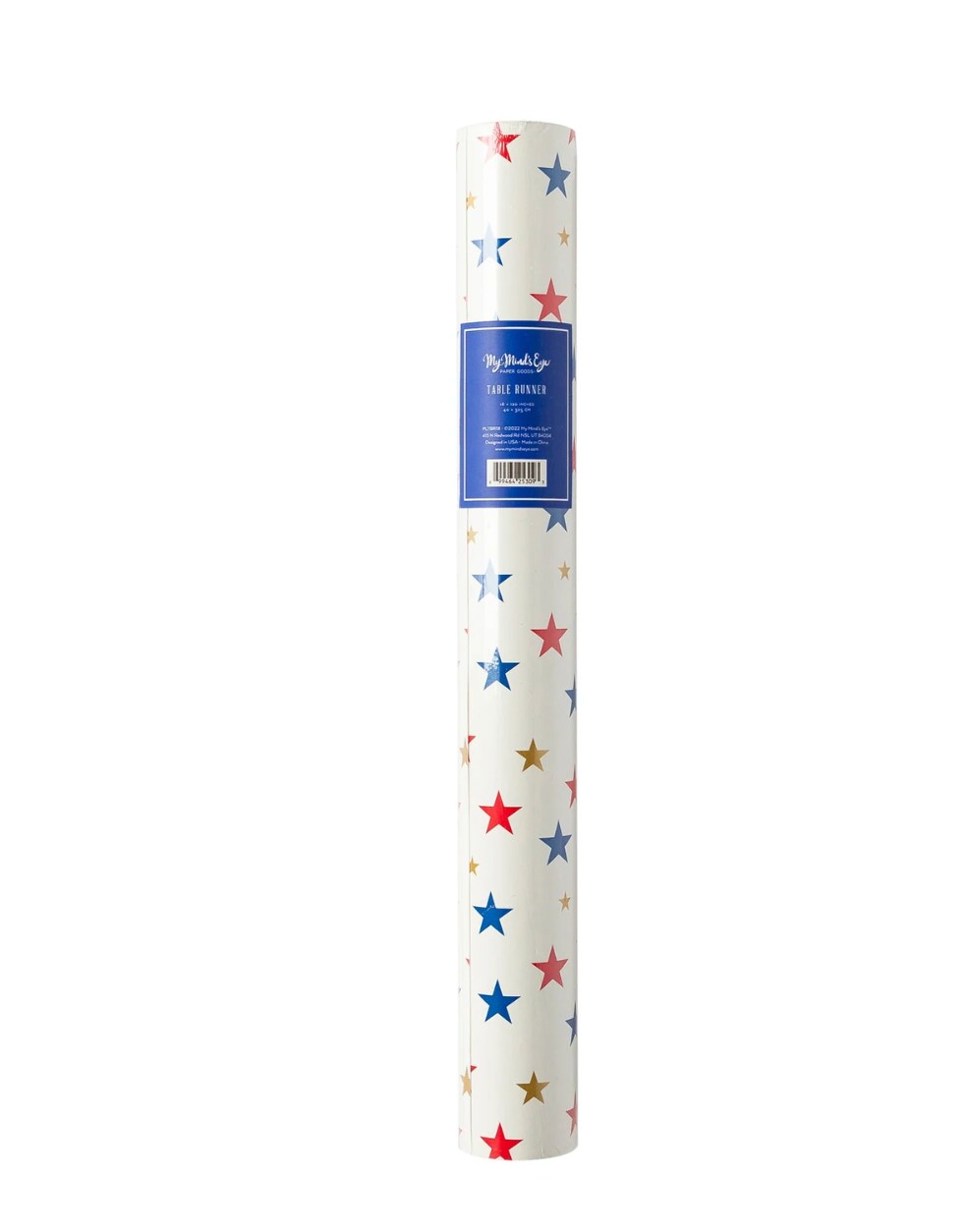 4th of July Red, White &#x26; Gold Star Table Runner - Patriotic Decor