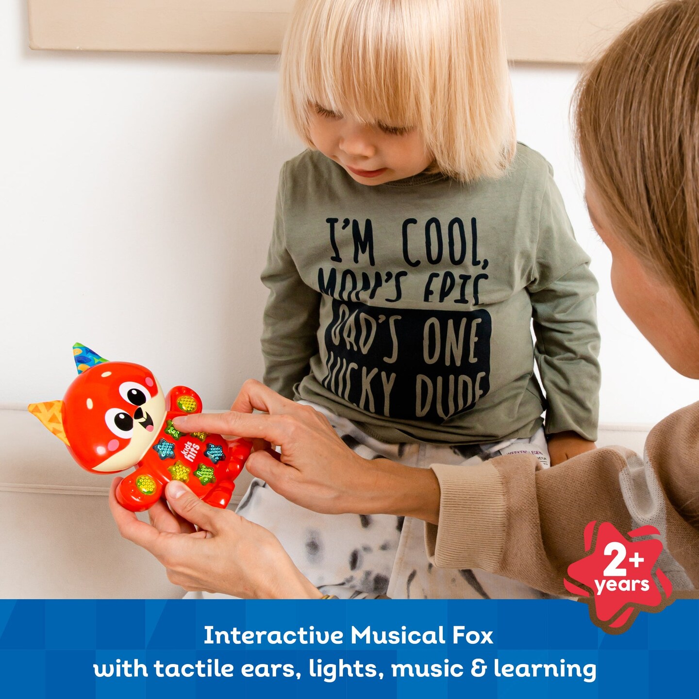 Kids Hits Educational Toddler Toy Babies Musical Fox Red