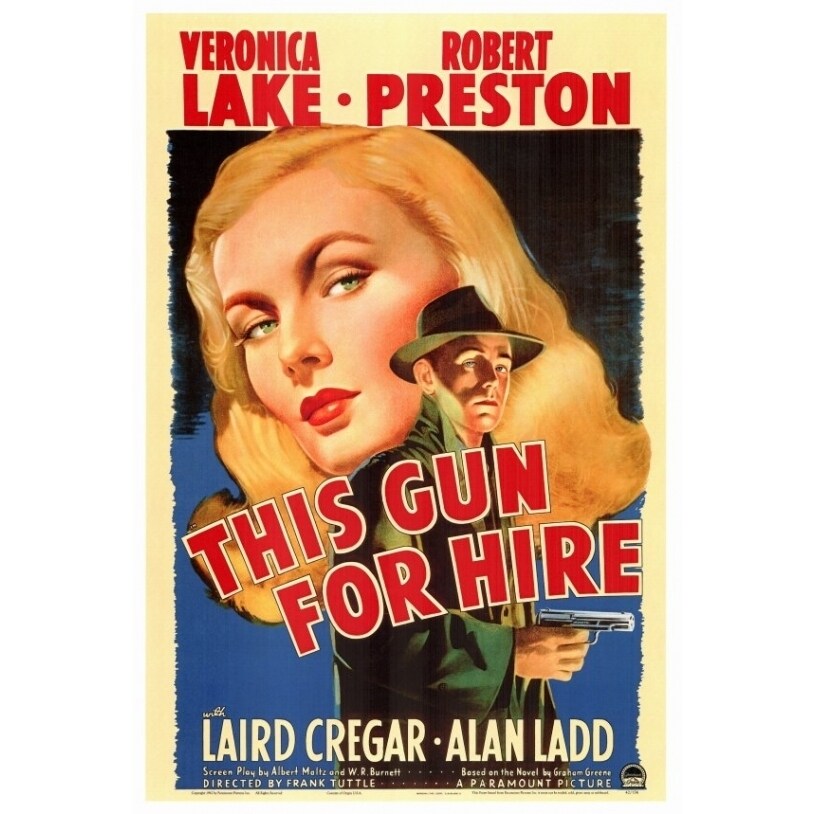 Pop Culture Graphics This Gun for Hire Movie Poster Print (27 x 40) - Item  MOVAF8175