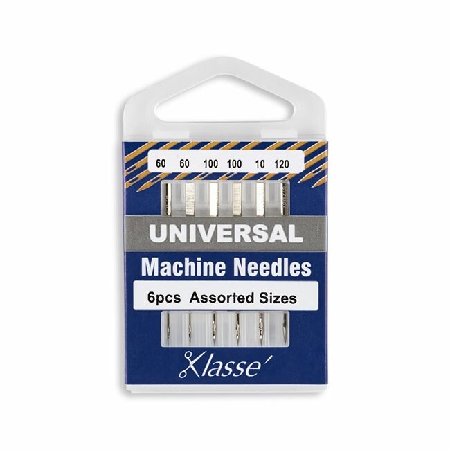 KLASS&#xC9;&#xAE; -- Universal -- Assorted Sizes -- Home Sewing Machine Needles (130/705 H)