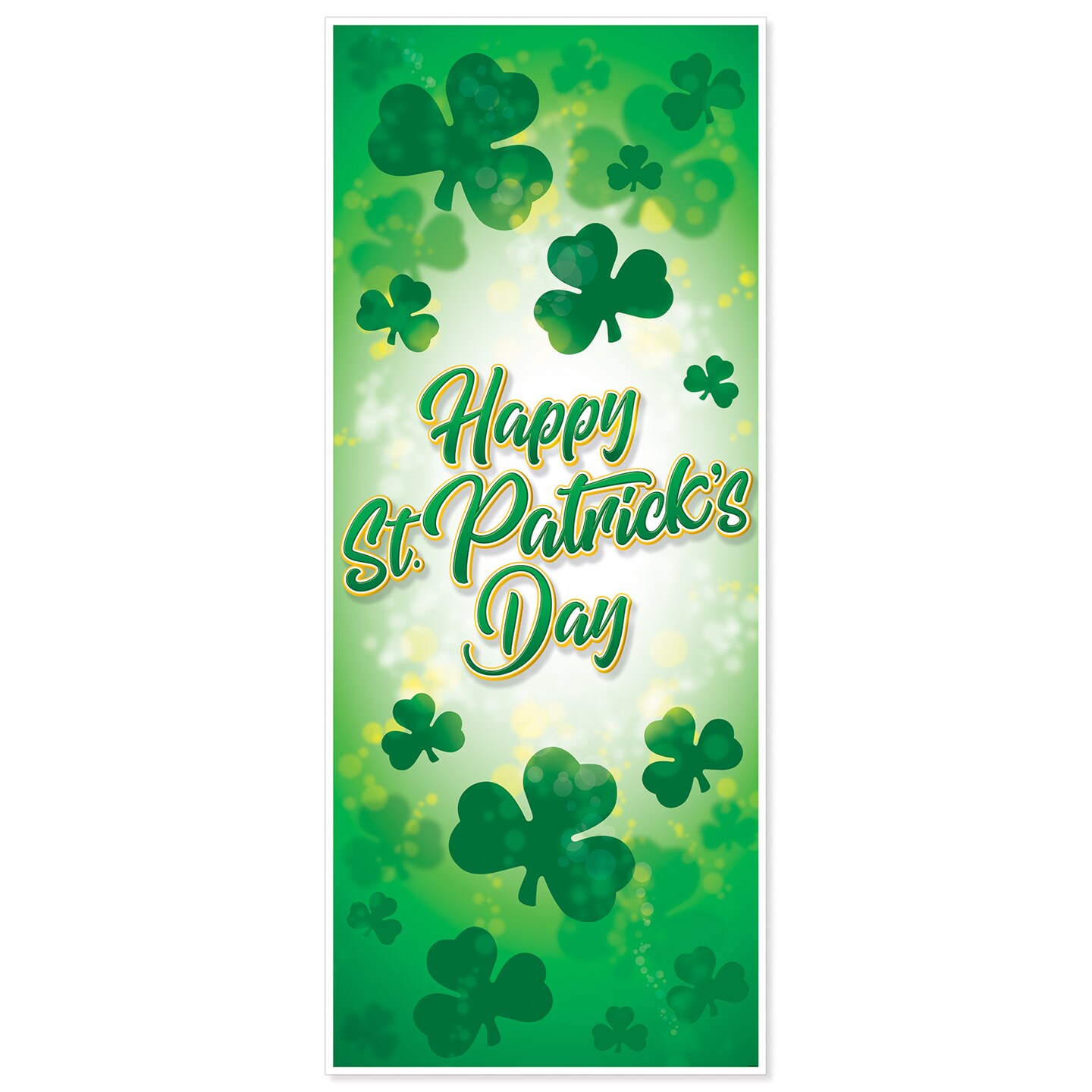 St. Patricks Theme - Happy St Patrick's Day Door Cover - Pack of 12