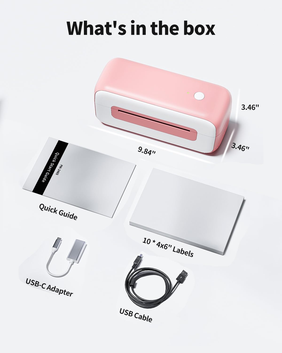 Phomemo® - Label Printer for Shipping Packages | B246D - Thermal 4x6" Your Printing Companion