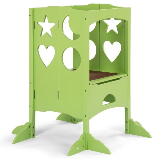 Folding Kids Kitchen Counter Step Stool