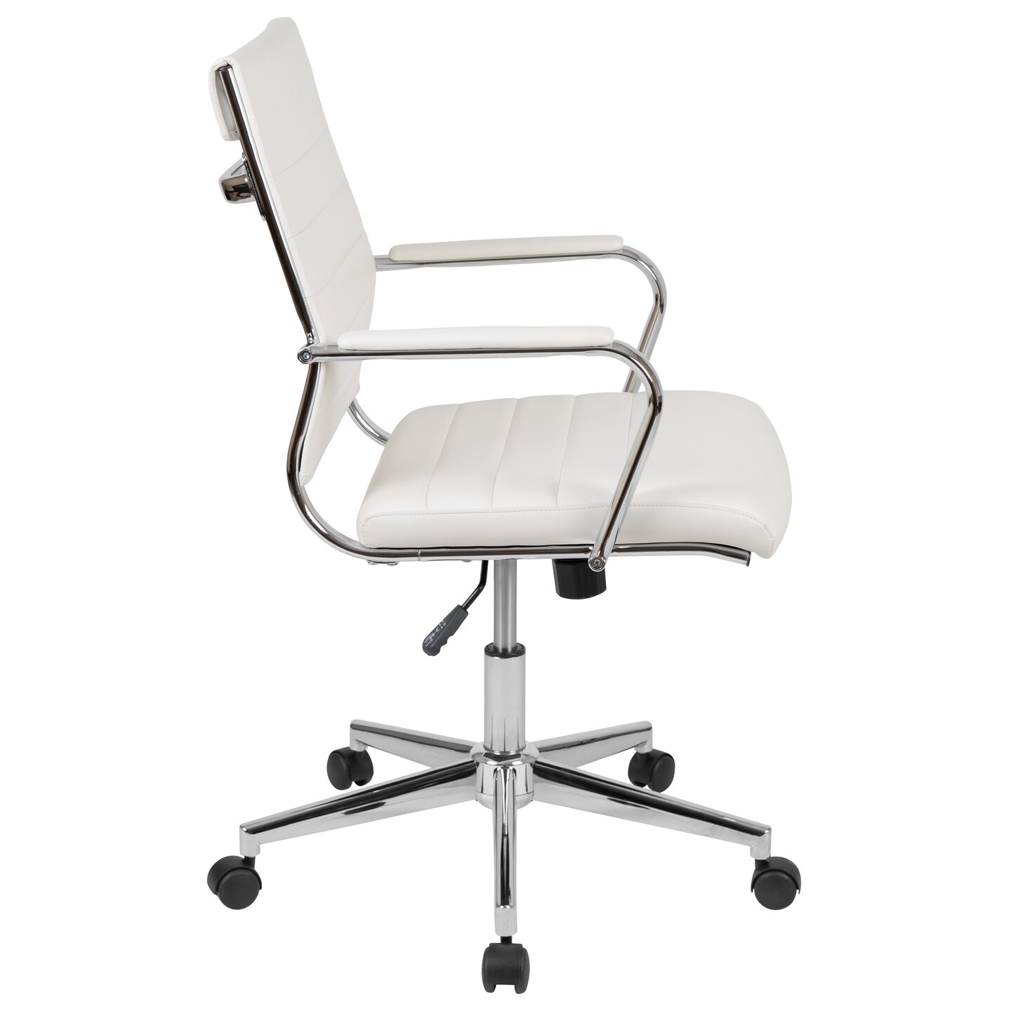 Merrick Lane Stockholm Mid Back Home Office Chair With Pneumatic Seat Height Adjustment And 360&#xB0; Swivel