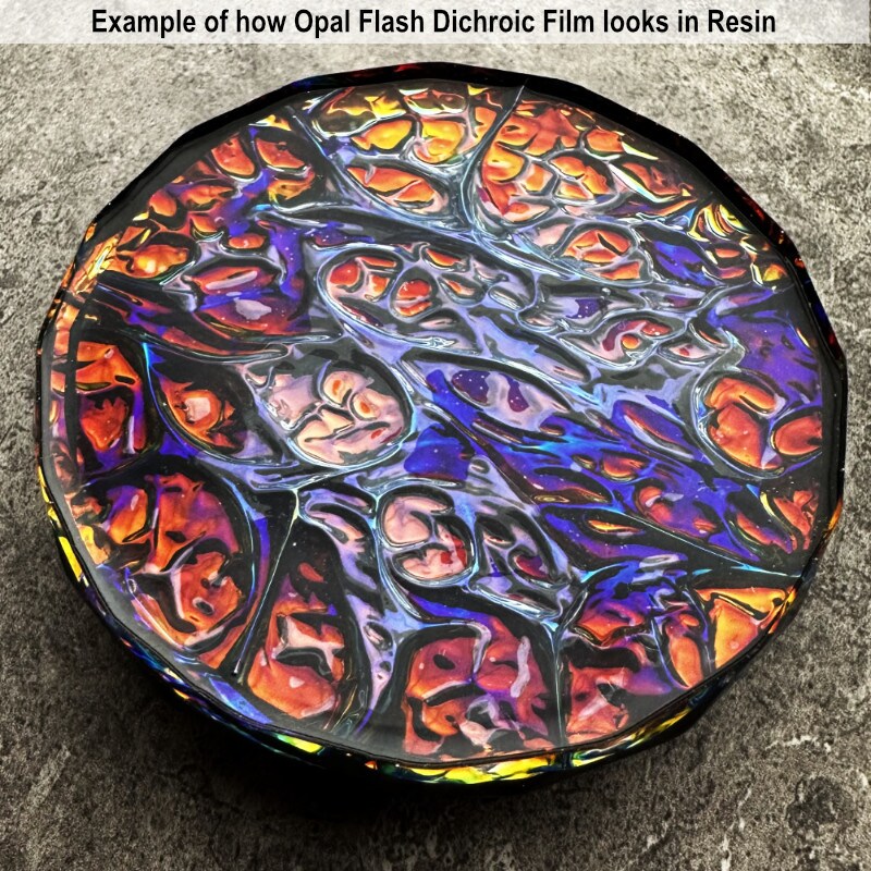 Opal Flash Iridescent Dichroic Film Sheet