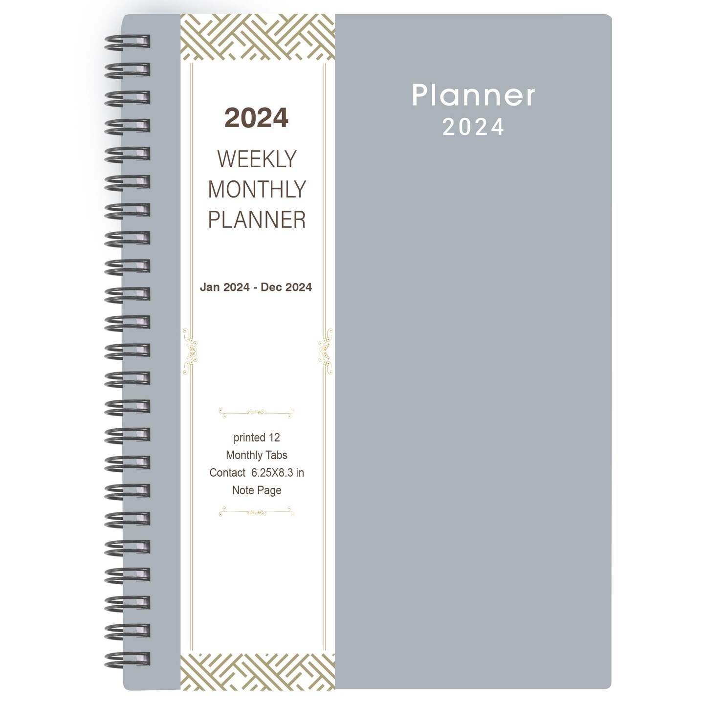 2024 Planner - Planner 2024 with Weekly & Monthly Spreads, Jan 2024 ...