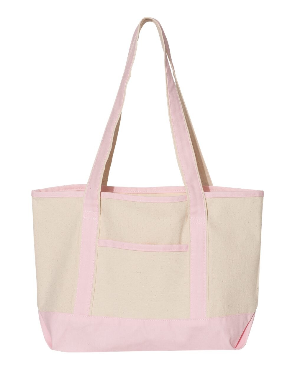 Q-Tees® - 20L Small Deluxe Tote - Q12580 | 100% heavy cotton canvas