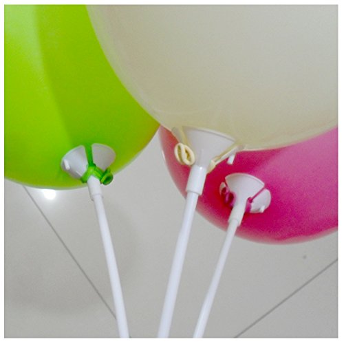 100 Pieces Balloon Stick and Cup for Party Wedding