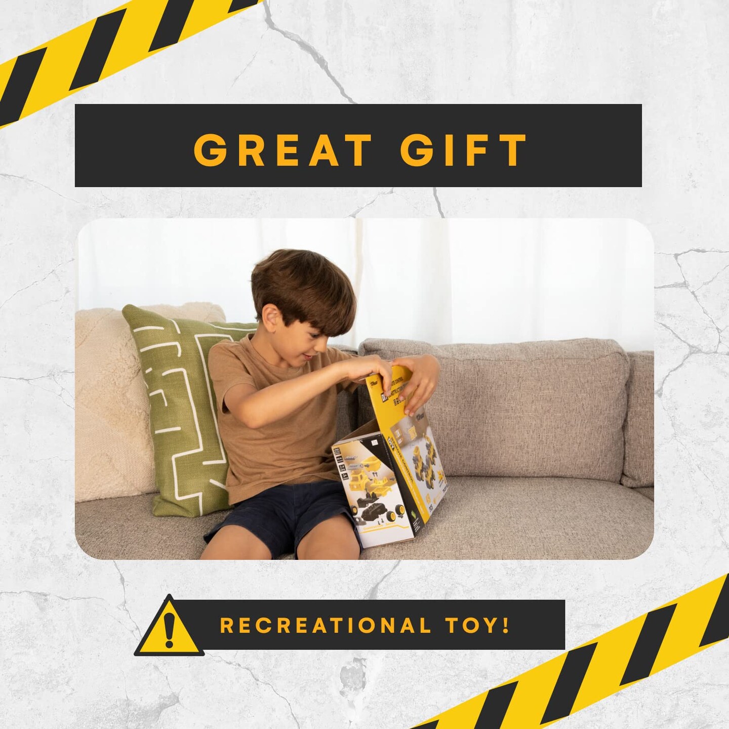 Take Apart Toys with Battery Powered Drill - 3-in-1 Take Apart Truck with Remote Control - Easy Assembly Construction Truck with Drill for Kids Builds Imagination and Building Skills