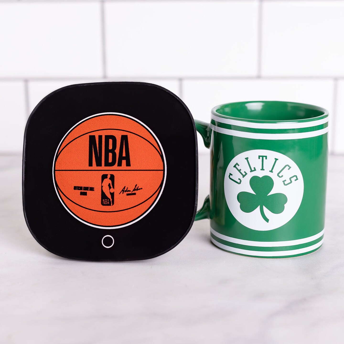 Uncanny Brands NBA Boston Celtics Logo Mug Warmer with Mug